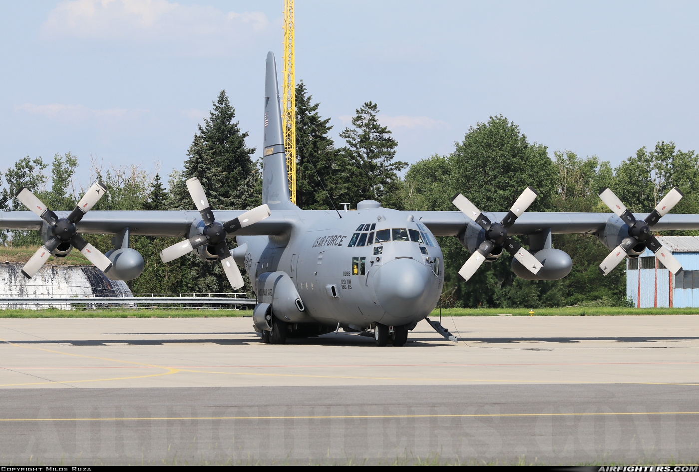 USA - Air Force Lockheed C-130H Hercules (L-382) 74-1688 at Caslav (LKCV), Czech Republic