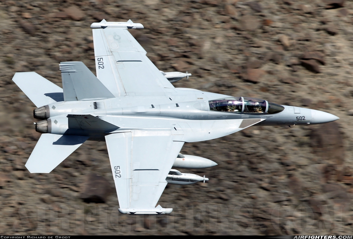 USA - Navy Boeing EA-18G Growler 169128 at Off-Airport - Death Valley, USA