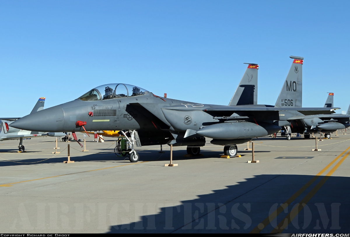 USA - Air Force McDonnell Douglas F-15E Strike Eagle 89-0506 at Glendale (Phoenix) - Luke AFB (LUF / KLUF), USA