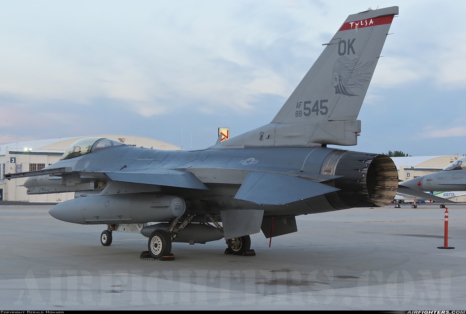USA - Air Force General Dynamics F-16C Fighting Falcon 88-0545 at Boise - Air Terminal / Gowen Field (Municipal) (BOI / KBOI), USA