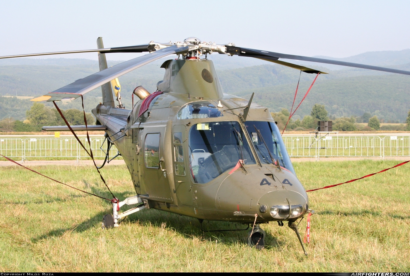 Belgium - Army Agusta A-109HO (A-109BA) H44 at Sliac (LZSL), Slovakia