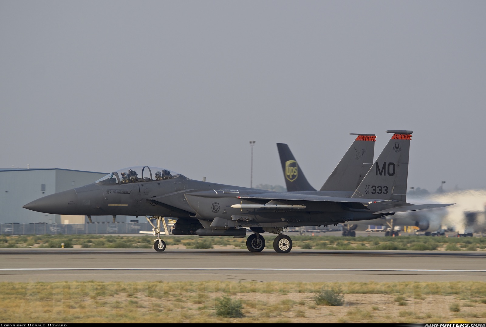 USA - Air Force McDonnell Douglas F-15E Strike Eagle 91-0333 at Boise - Air Terminal / Gowen Field (Municipal) (BOI / KBOI), USA