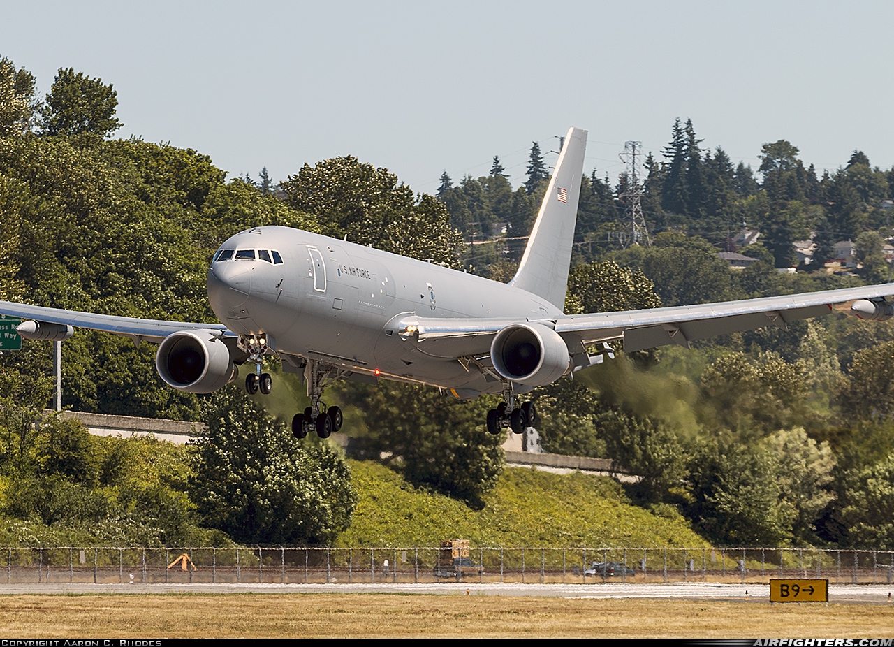 USA - Air Force Boeing KC-46A Pegasus (767-200LRF) N842BA at Seattle - Boeing Field / King County Int. (BFI / KBFI), USA