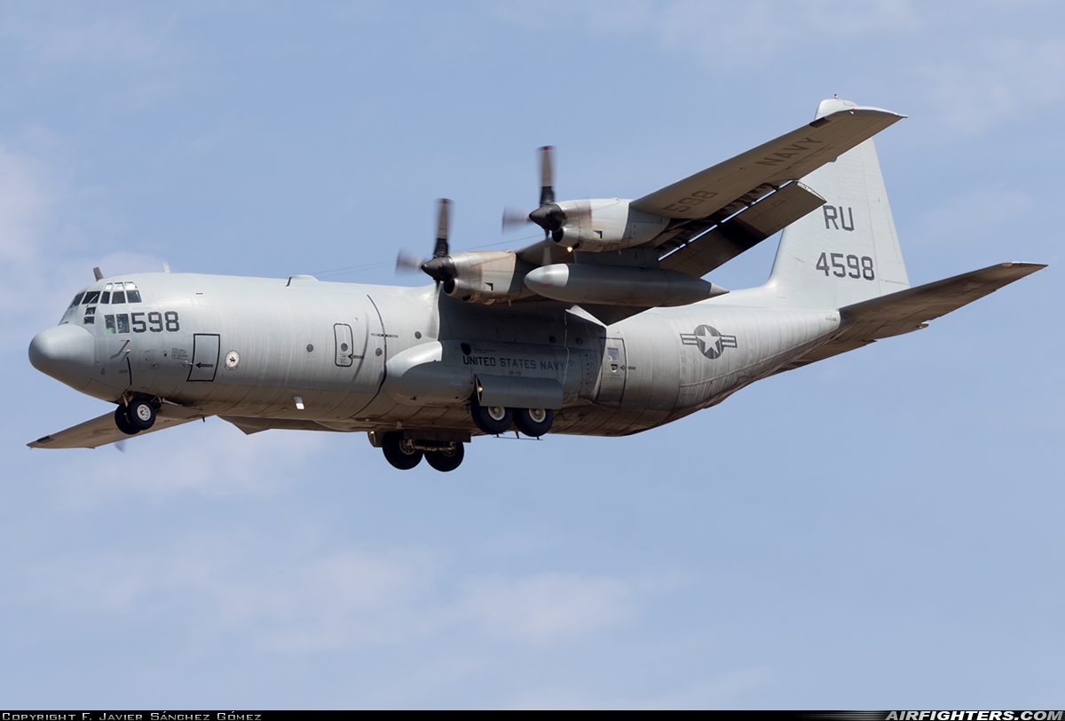 USA - Navy Lockheed KC-130T-30 Hercules (L-382) 164598 at Madrid - Torrejon (TOJ / LETO), Spain