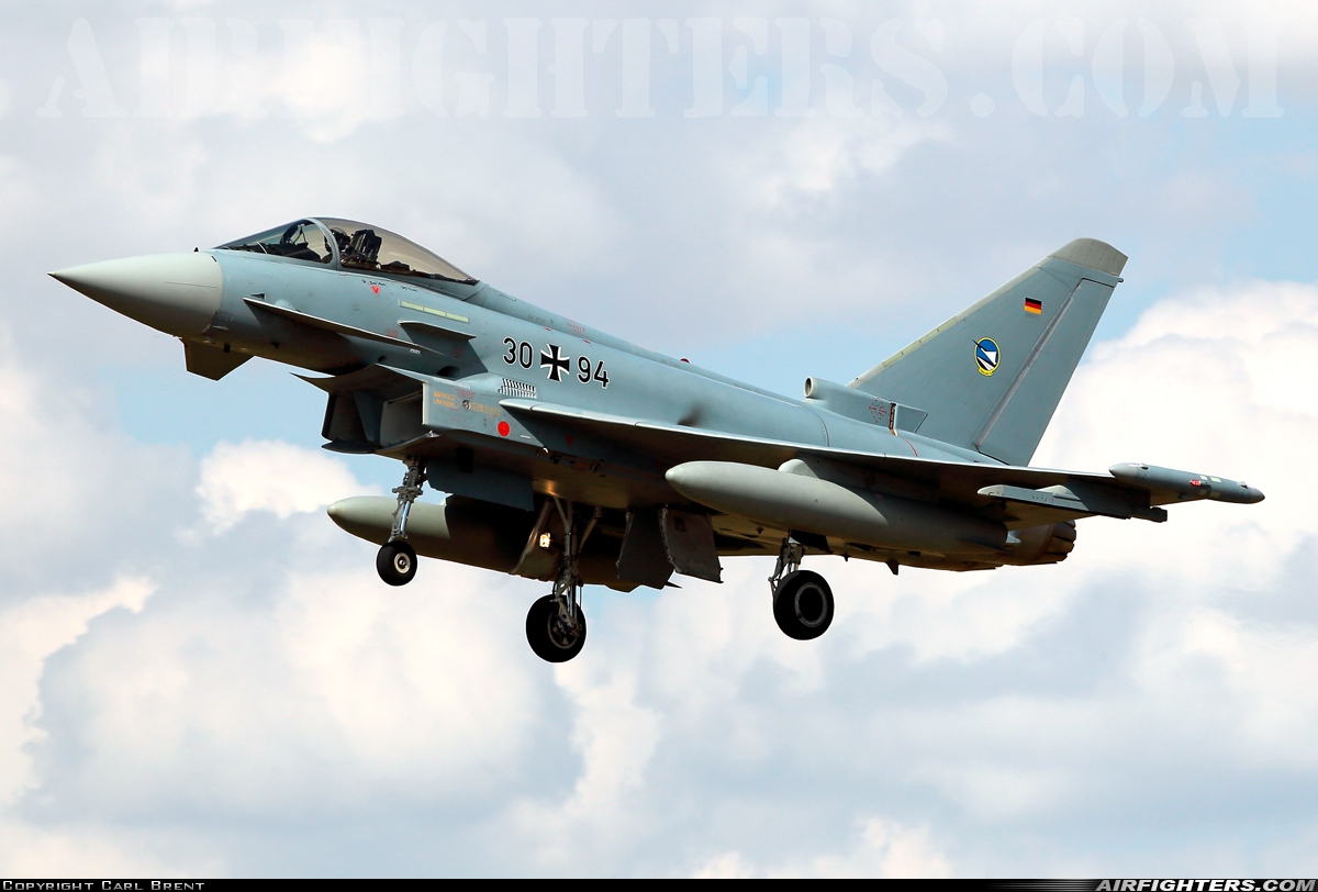 Germany - Air Force Eurofighter EF-2000 Typhoon S 30+94 at Fairford (FFD / EGVA), UK