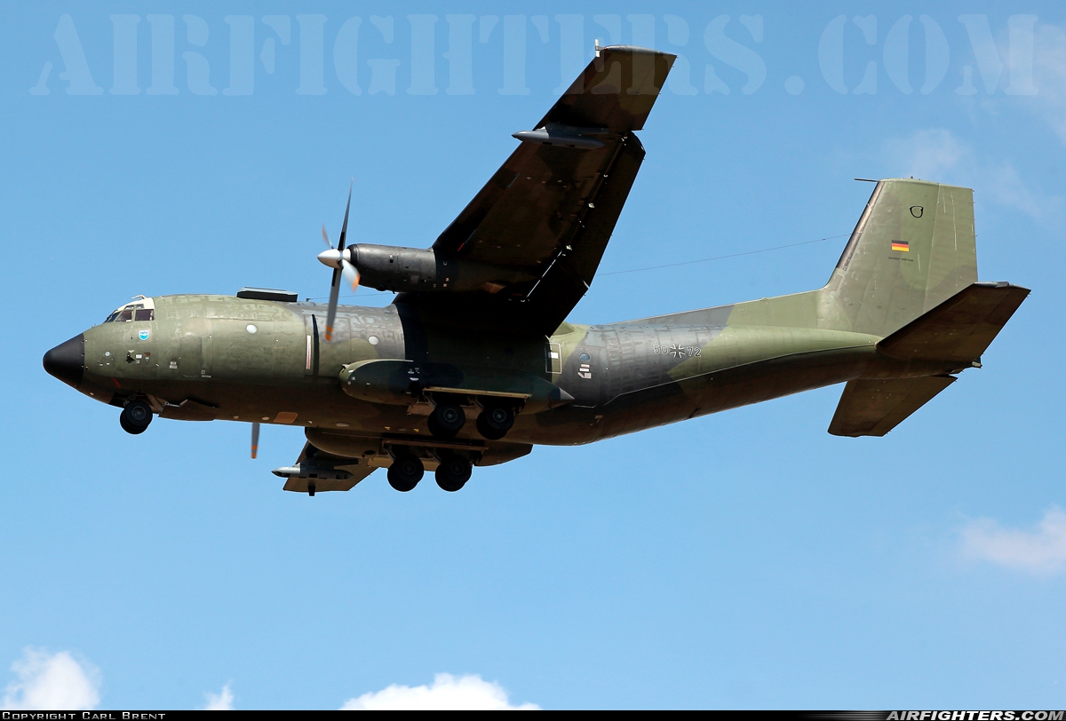 Germany - Air Force Transport Allianz C-160D 50+72 at Fairford (FFD / EGVA), UK