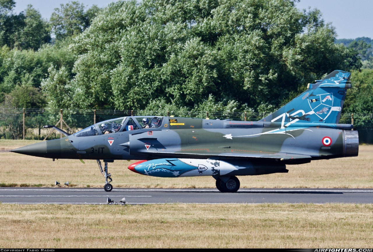 France - Air Force Dassault Mirage 2000D 624 at Fairford (FFD / EGVA), UK