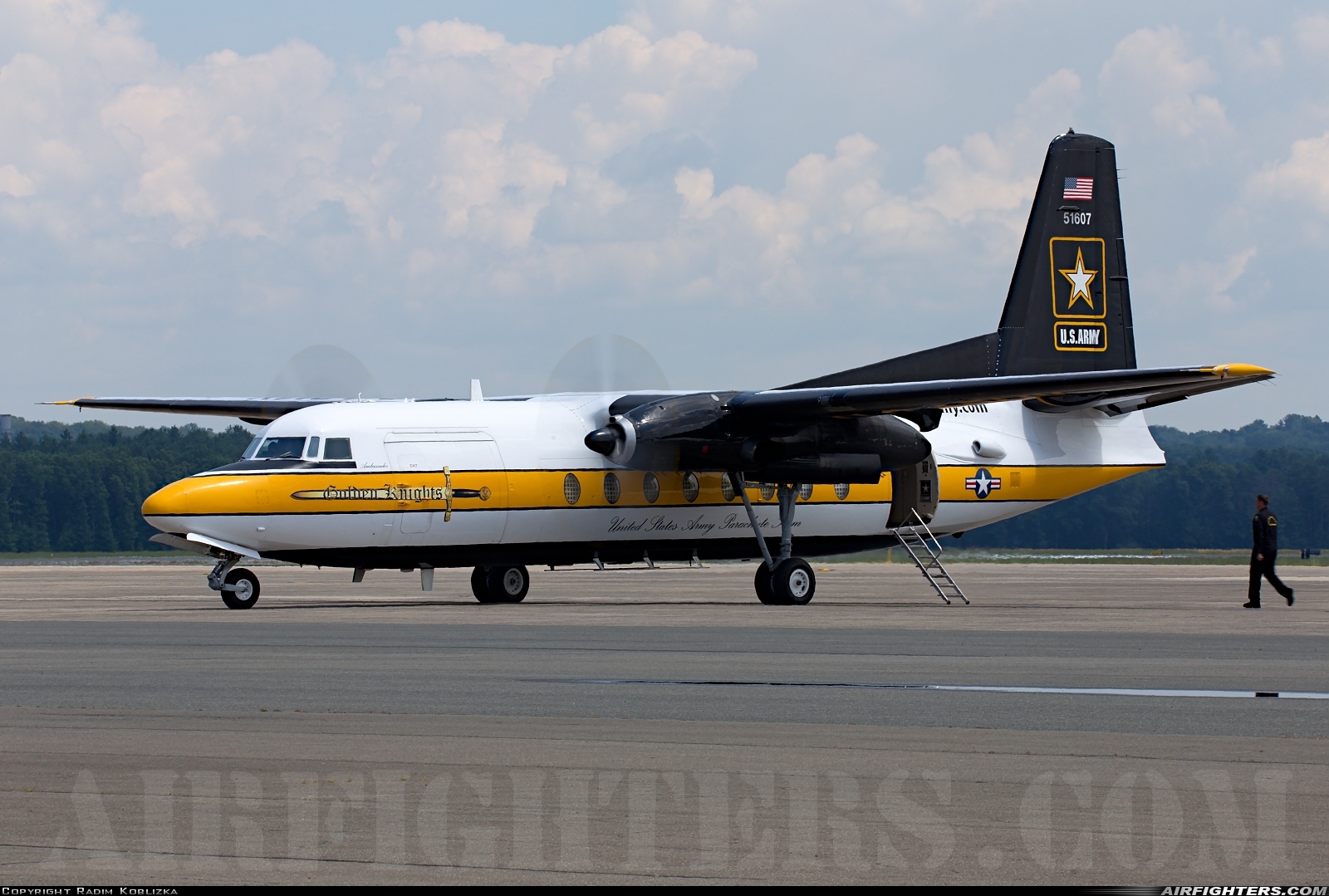 USA - Army Fokker C-31A Friendship 85-1607 at Westover Air Reserve Base (CEF/KCEF), USA