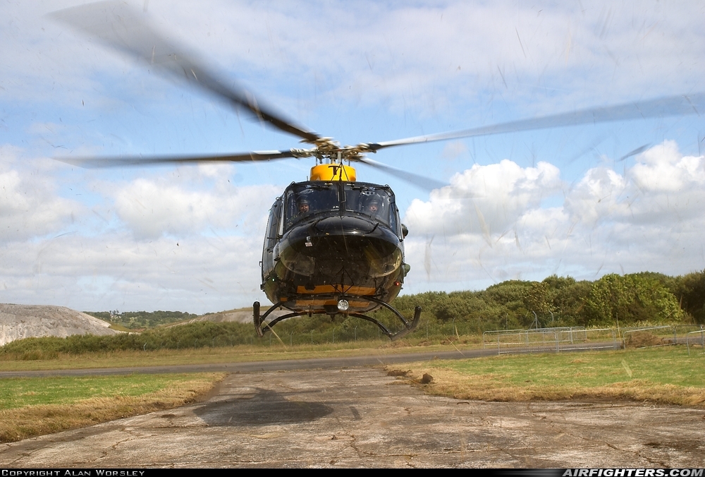 UK - Air Force Bell 412EP Griffin HT1  at Barrow / Walney Island (EGNL), UK
