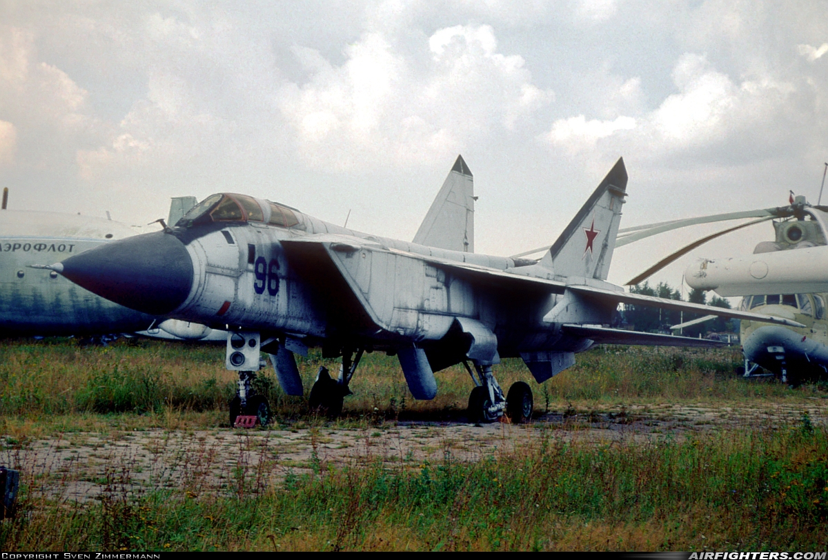 Russia - Air Force Mikoyan-Gurevich MiG-31 96 BLUE at Off-Airport - Monino, Russia