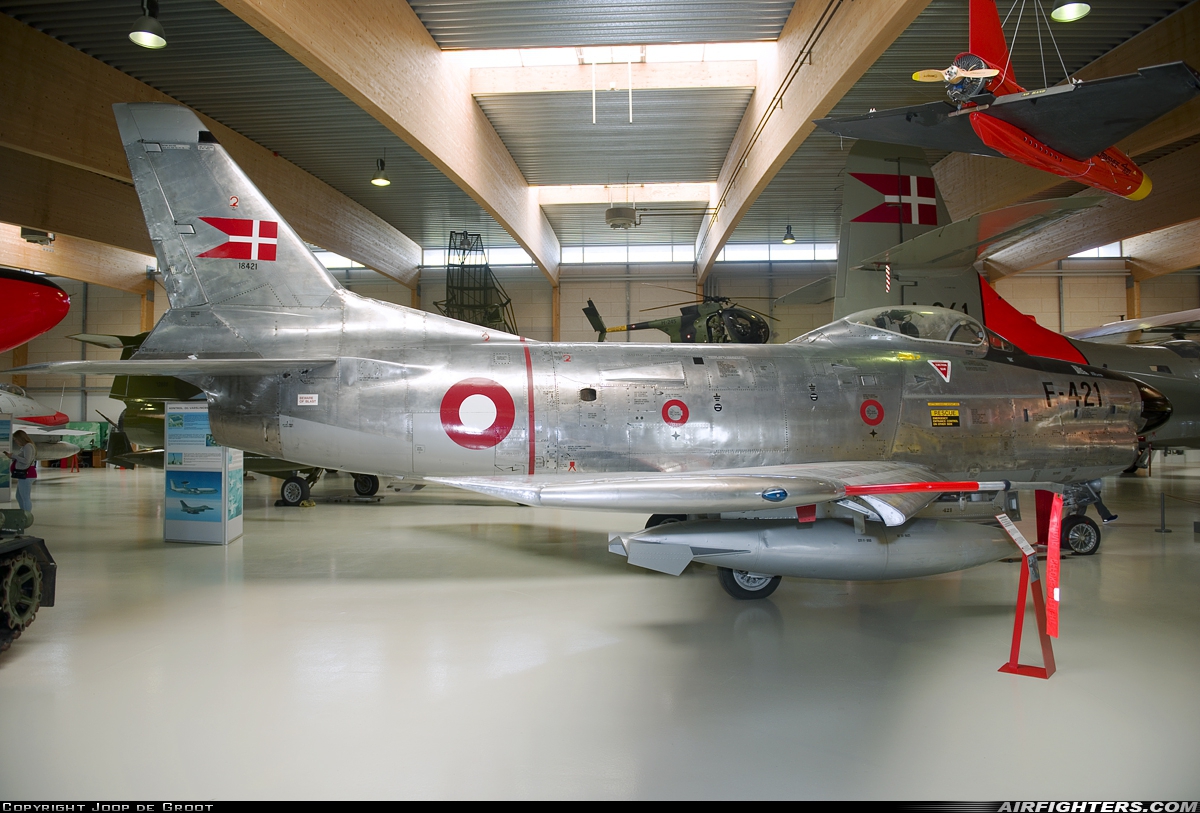 Denmark - Air Force North American F-86D Sabre F-421 at Stauning (STA / EKVJ), Denmark