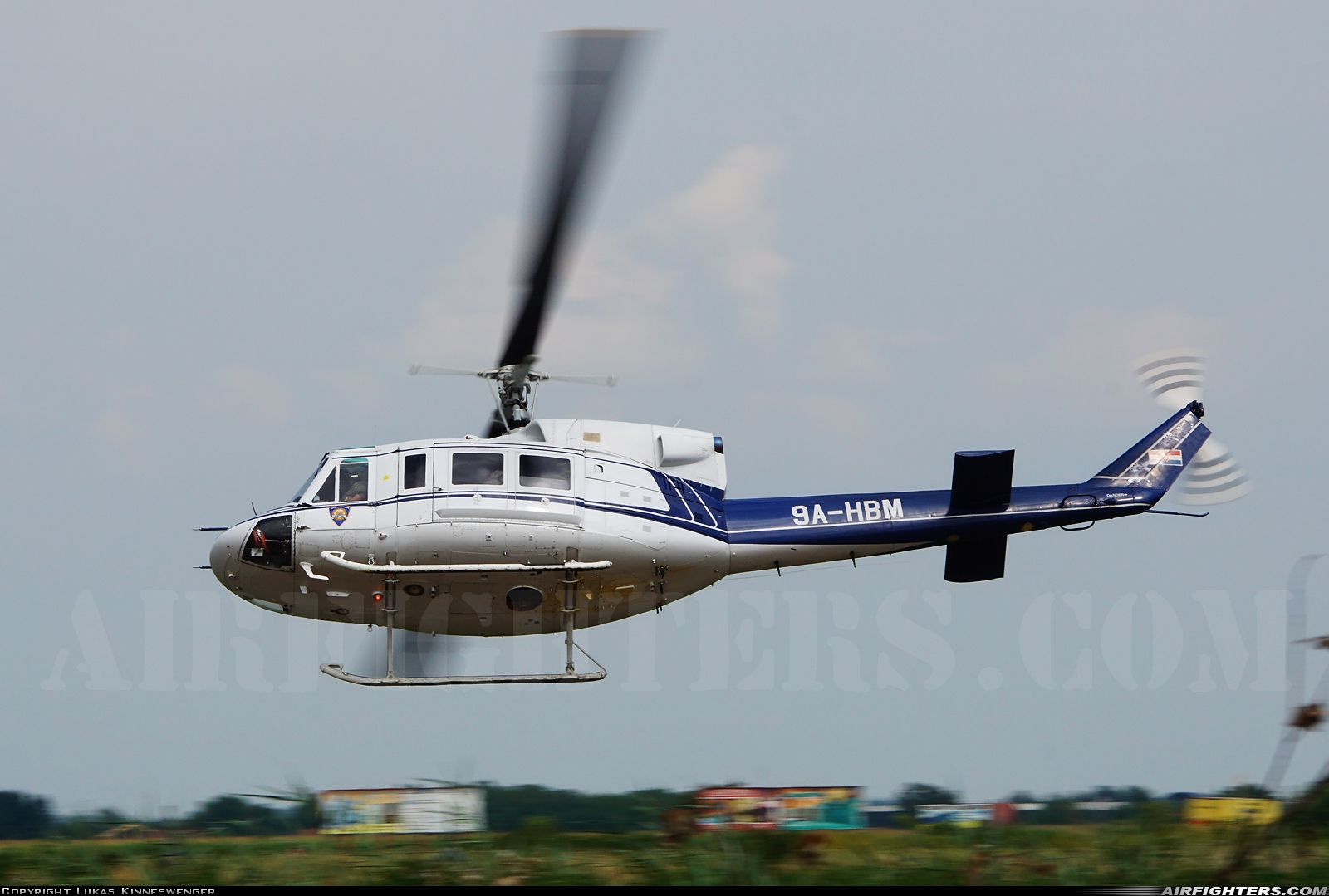 Croatia - Police Agusta-Bell AB-212ASW 9A-HBM at Varazdin (LDVA), Croatia