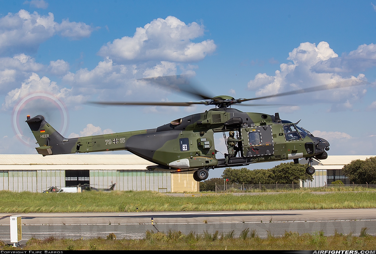 Germany - Army NHI NH-90TTH 79+15 at Beja (BA11) (LPBJ), Portugal