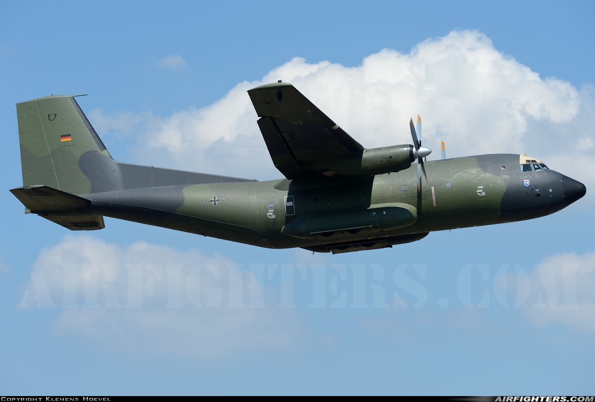 Germany - Air Force Transport Allianz C-160D 50+49 at Wittmundhafen (Wittmund) (ETNT), Germany