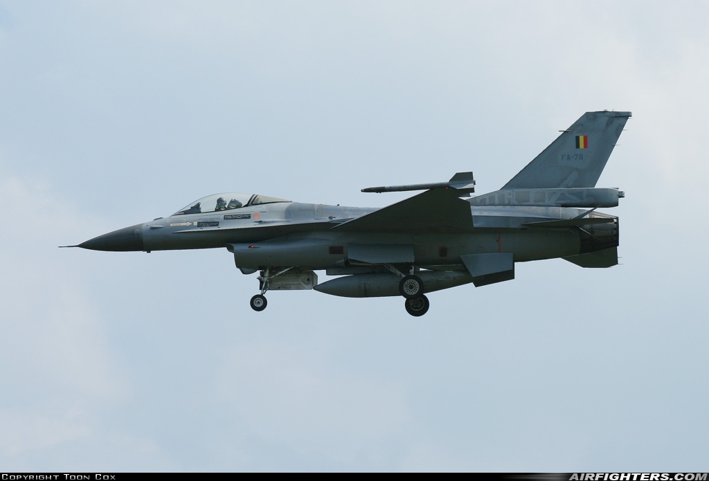 Belgium - Air Force General Dynamics F-16AM Fighting Falcon FA-78 at Kleine Brogel (EBBL), Belgium