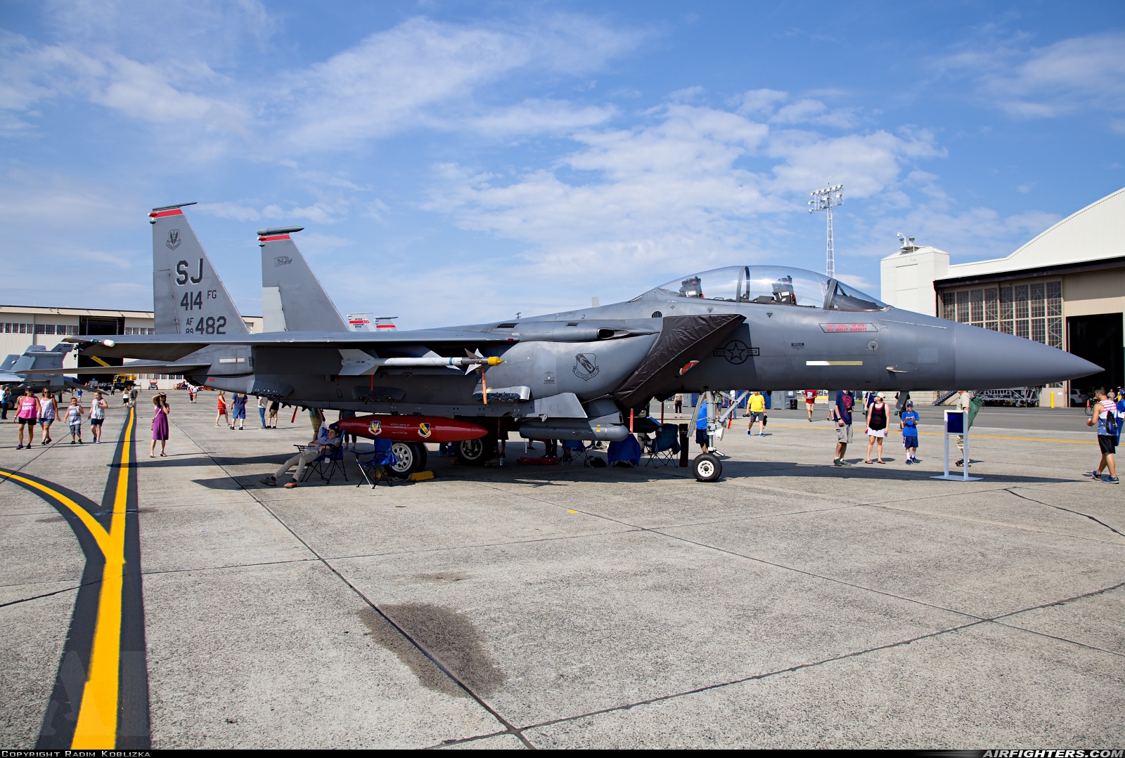USA - Air Force McDonnell Douglas F-15E Strike Eagle 89-0482 at Westover Air Reserve Base (CEF/KCEF), USA