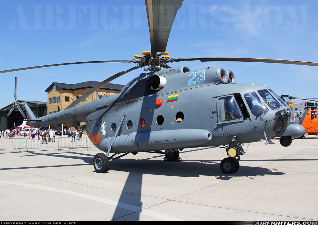 Lithuania - Air Force Mil Mi-8T 23 at Yeovilton (YEO / EGDY), UK