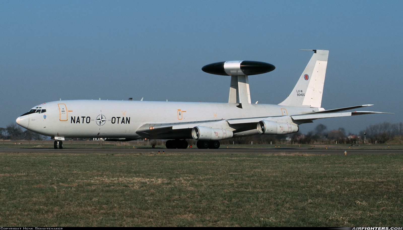 Luxembourg - NATO Boeing E-3A Sentry (707-300) LX-N90455 at Leeuwarden (LWR / EHLW), Netherlands