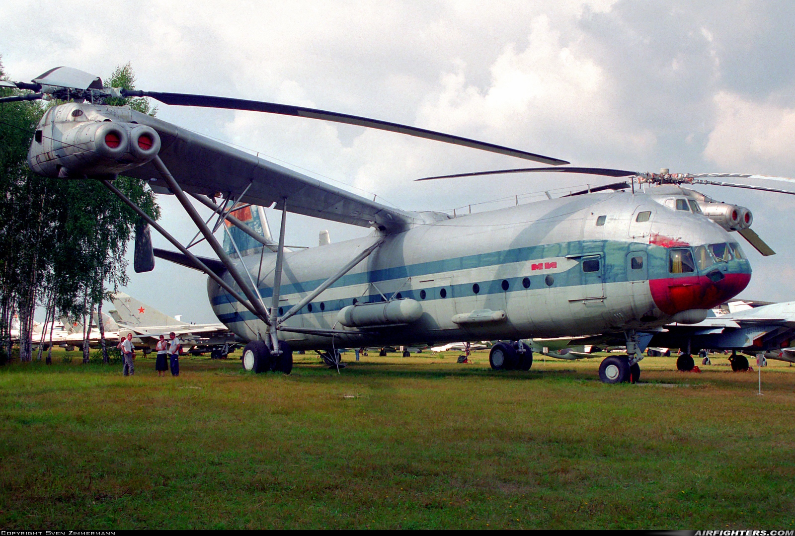 Russia - Air Force Mil V-12 (Mi-12) CCCP-21142 at Monino, Russia