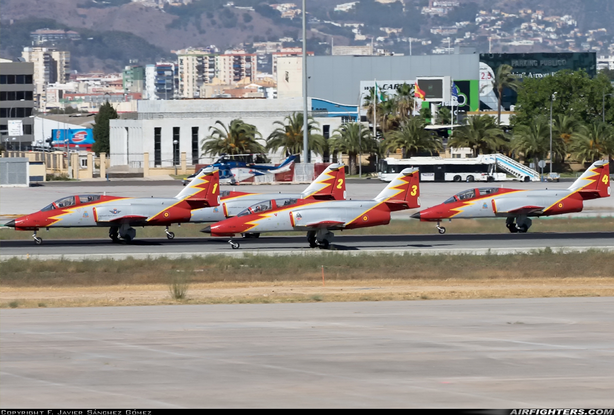 Spain - Air Force CASA C-101EB Aviojet E.25-52 at Malaga (AGP / LEMG), Spain