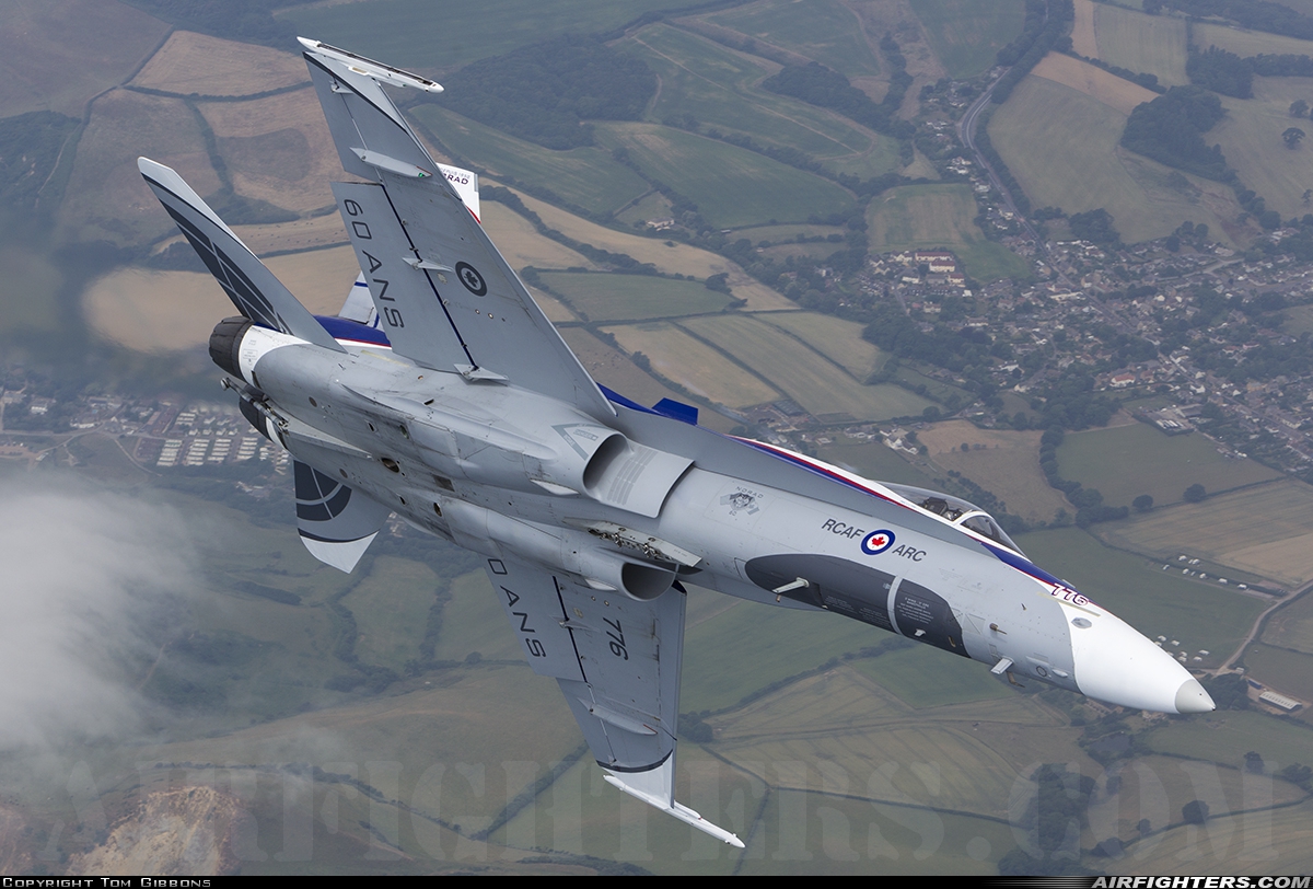 Canada - Air Force McDonnell Douglas CF-188A Hornet (CF-18A) 188776 at In Flight, UK