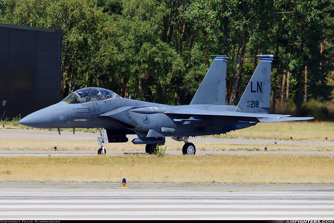 USA - Air Force McDonnell Douglas F-15E Strike Eagle 97-0218 at Wittmundhafen (Wittmund) (ETNT), Germany