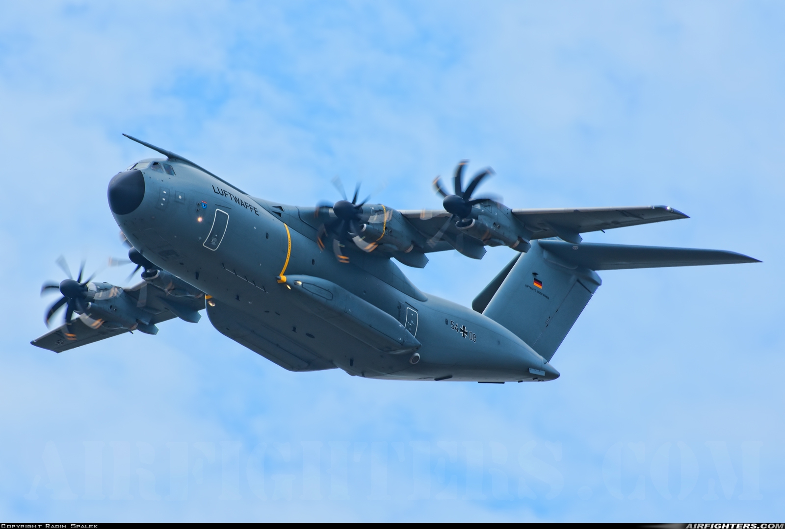 Germany - Air Force Airbus A400M-180 Atlas 54+08 at Holzdorf (ETSH), Germany