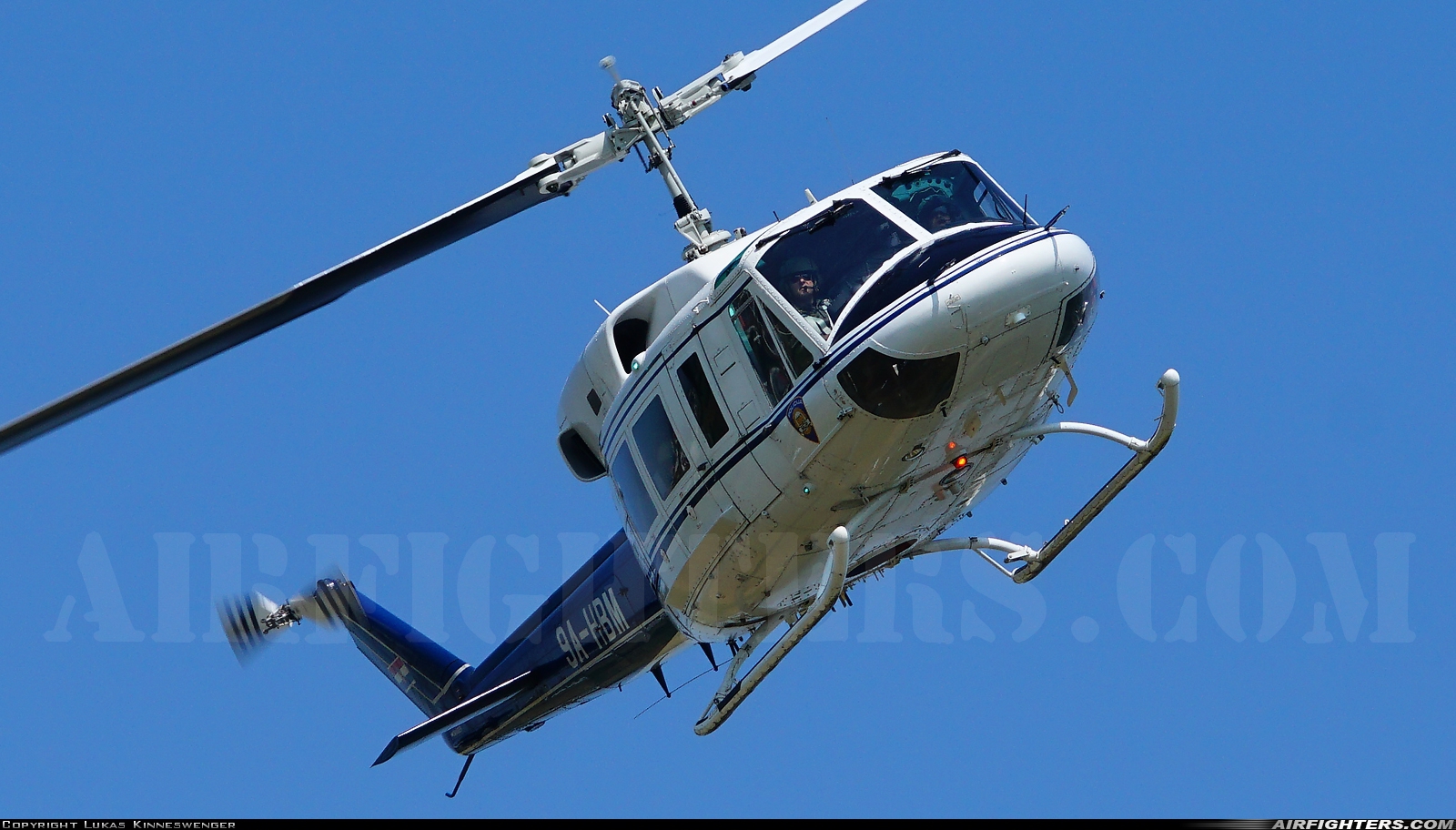 Croatia - Police Agusta-Bell AB-212ASW 9A-HBM at Varazdin (LDVA), Croatia