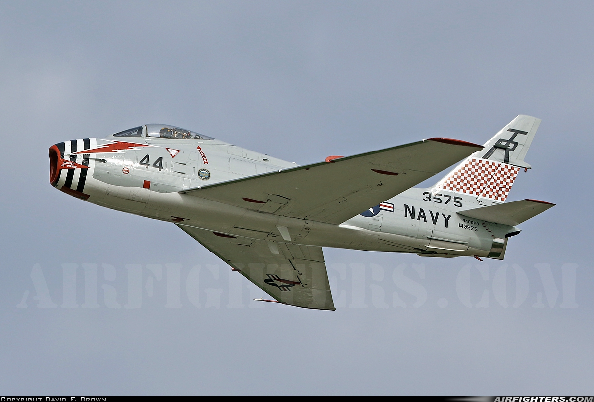 Private North American FJ-4B Fury N400FS at Oshkosh - Wittman Regional (OSH / KOSH), USA