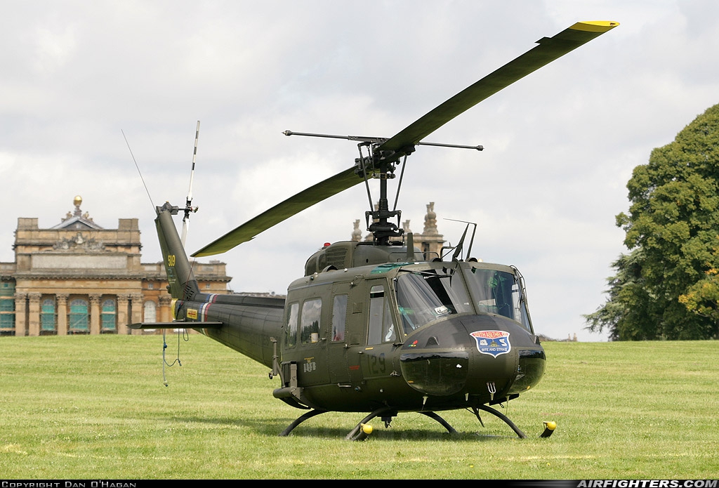 Private - UK Huey Team Bell UH-1H Iroquois (205) G-UHIH at Off-Airport - Blenheim Palace, UK