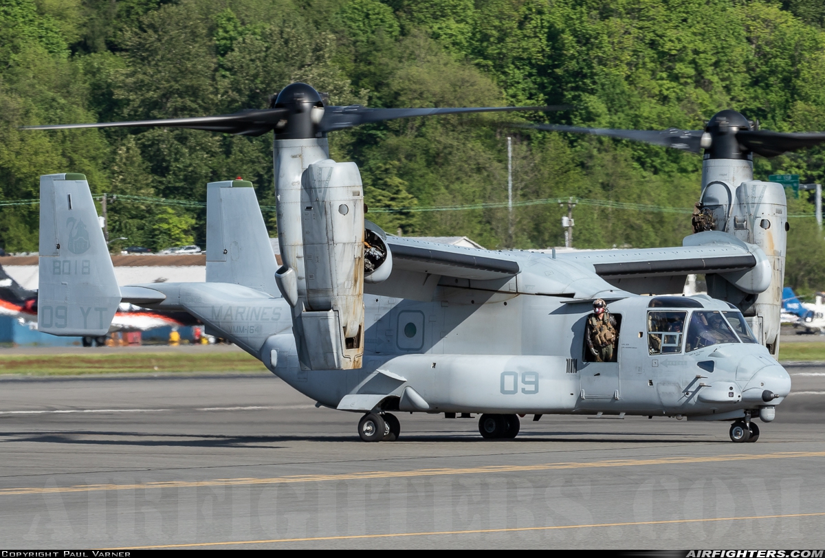 USA - Marines Bell / Boeing MV-22B Osprey 168018 at Seattle - Boeing Field / King County Int. (BFI / KBFI), USA