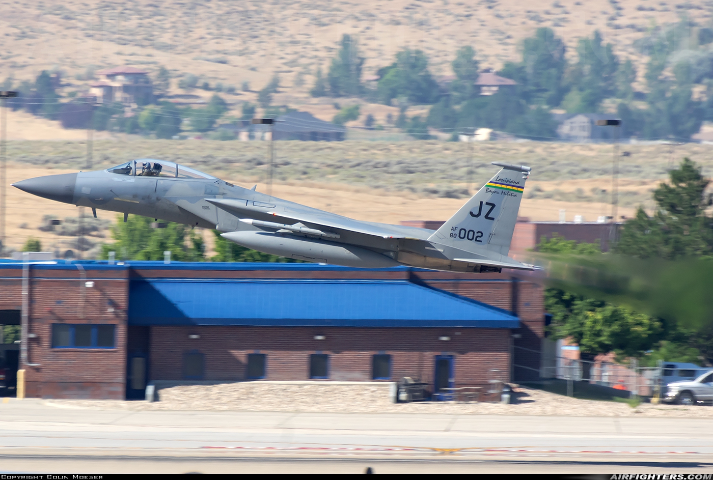 USA - Air Force McDonnell Douglas F-15C Eagle 80-0002 at Boise - Air Terminal / Gowen Field (Municipal) (BOI / KBOI), USA
