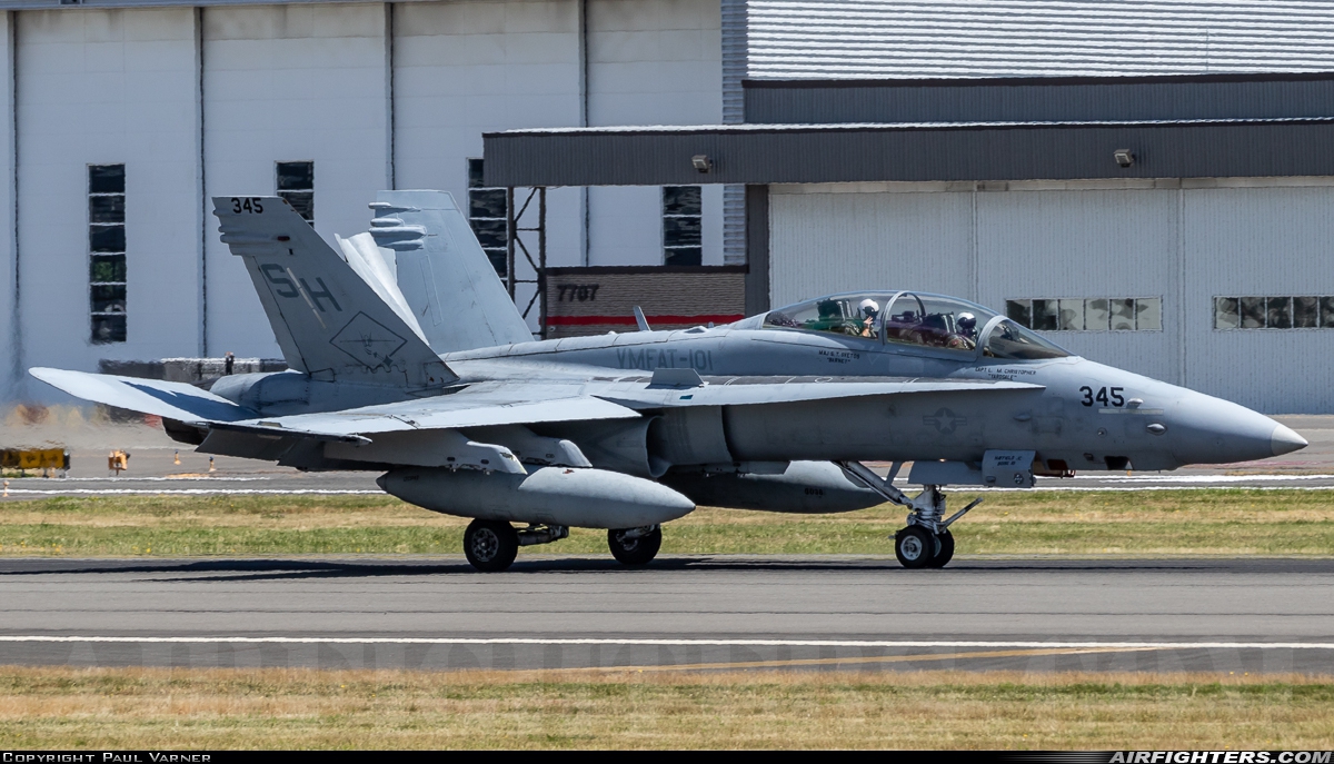 USA - Marines McDonnell Douglas F/A-18D(RC) Hornet 164672 at Seattle - Boeing Field / King County Int. (BFI / KBFI), USA