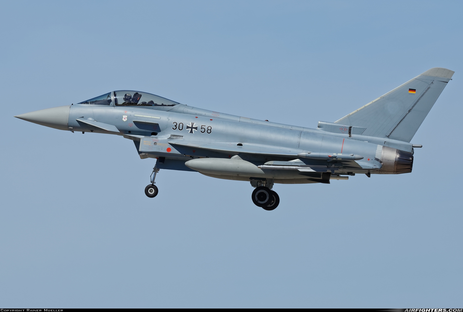 Germany - Air Force Eurofighter EF-2000 Typhoon S 30+58 at Wittmundhafen (Wittmund) (ETNT), Germany
