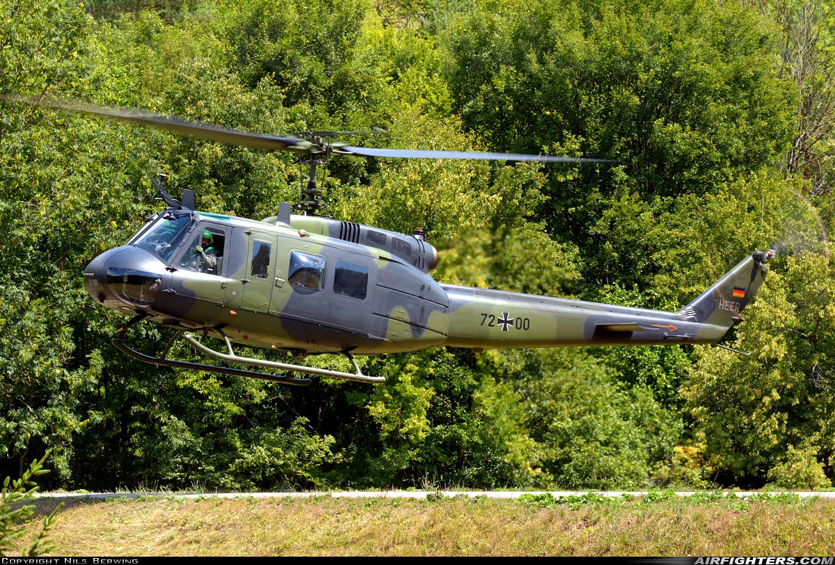 Germany - Army Bell UH-1D Iroquois (205) 72+00 at Off-Airport - Niederstetten, Germany