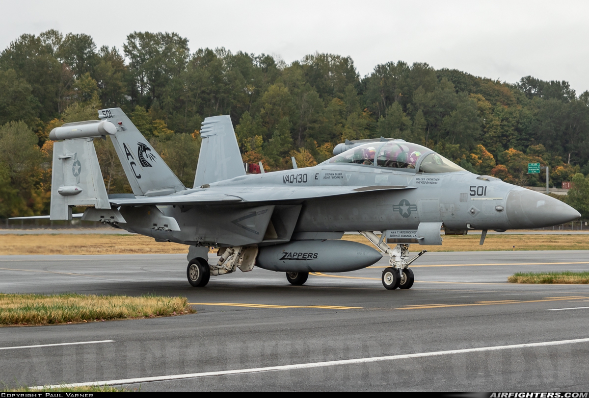 USA - Navy Boeing EA-18G Growler 168251 at Seattle - Boeing Field / King County Int. (BFI / KBFI), USA