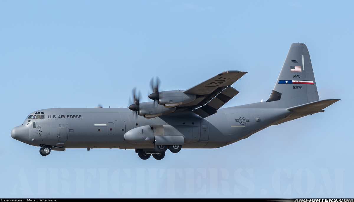 USA - Air Force Lockheed Martin C-130J-30 Hercules (L-382) 08-3178 at San Antonio - Lackland AFB / Kelly Field Annex (Kelly AFB) (SKF / KSKF), USA