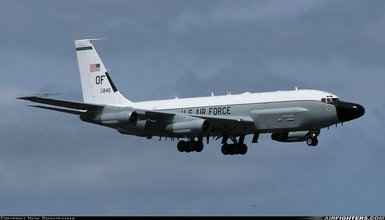 USA - Air Force Boeing RC-135V Rivet Joint (739-445B) 64-14846 at Mildenhall (MHZ / GXH / EGUN), UK