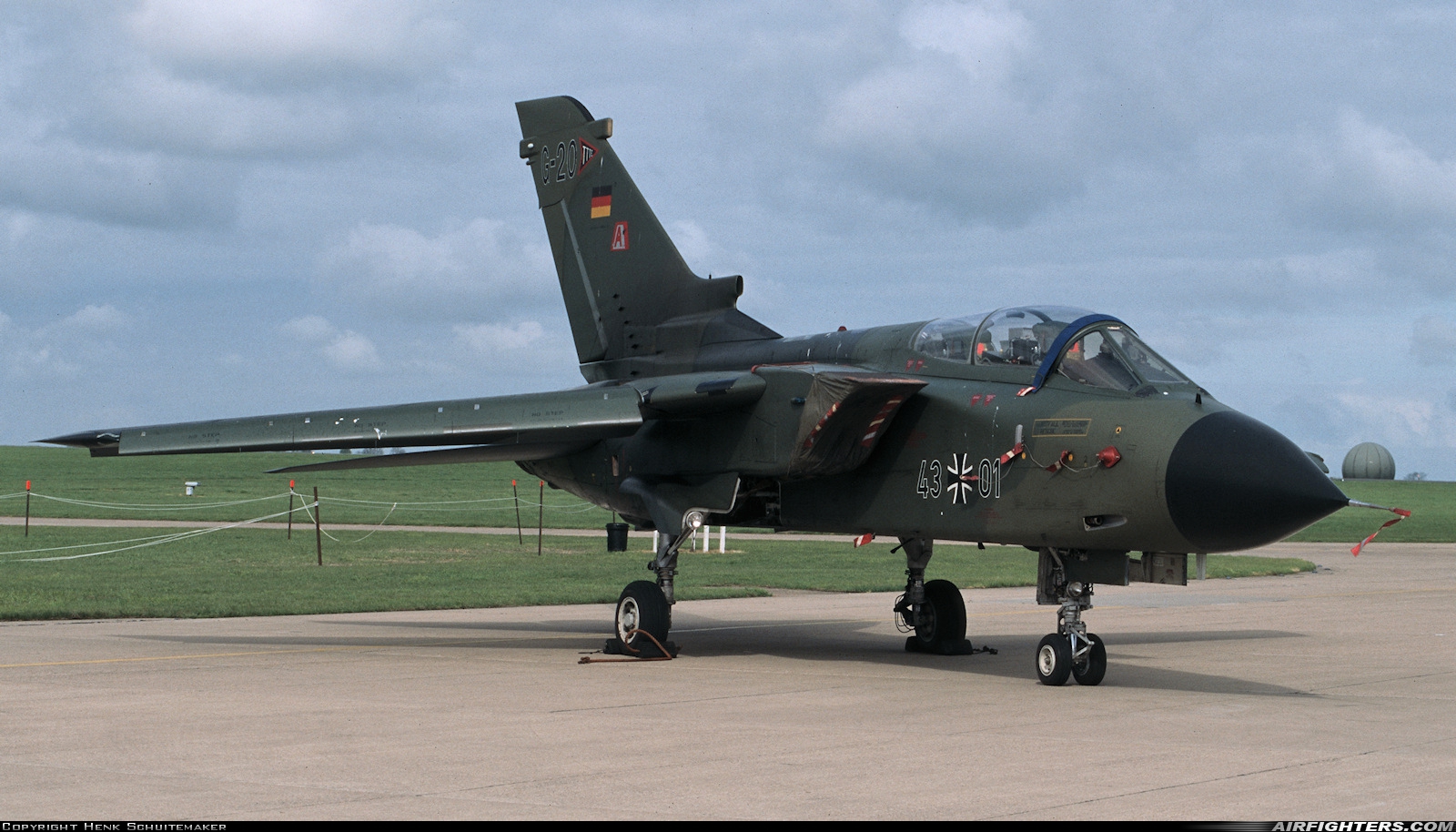 Germany - Air Force Panavia Tornado IDS(T) 43+01 at Cottesmore (Oakham) (OKH / EGXJ), UK