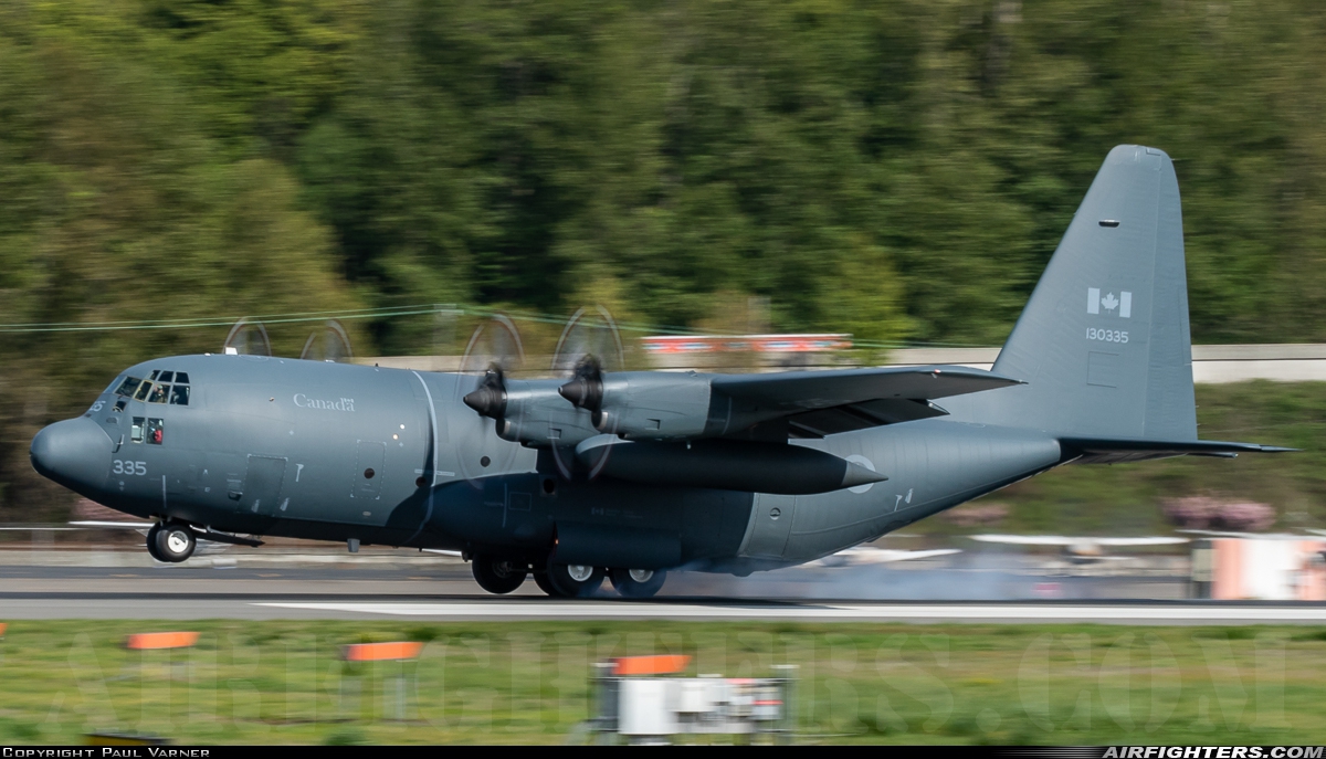 Canada - Air Force Lockheed CC-130H Hercules (L-382) 130335 at Seattle - Boeing Field / King County Int. (BFI / KBFI), USA