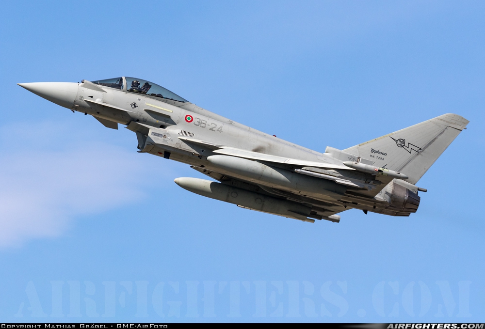 Italy - Air Force Eurofighter F-2000A Typhoon (EF-2000S) MM7298 at Neuburg - Zell (ETSN), Germany