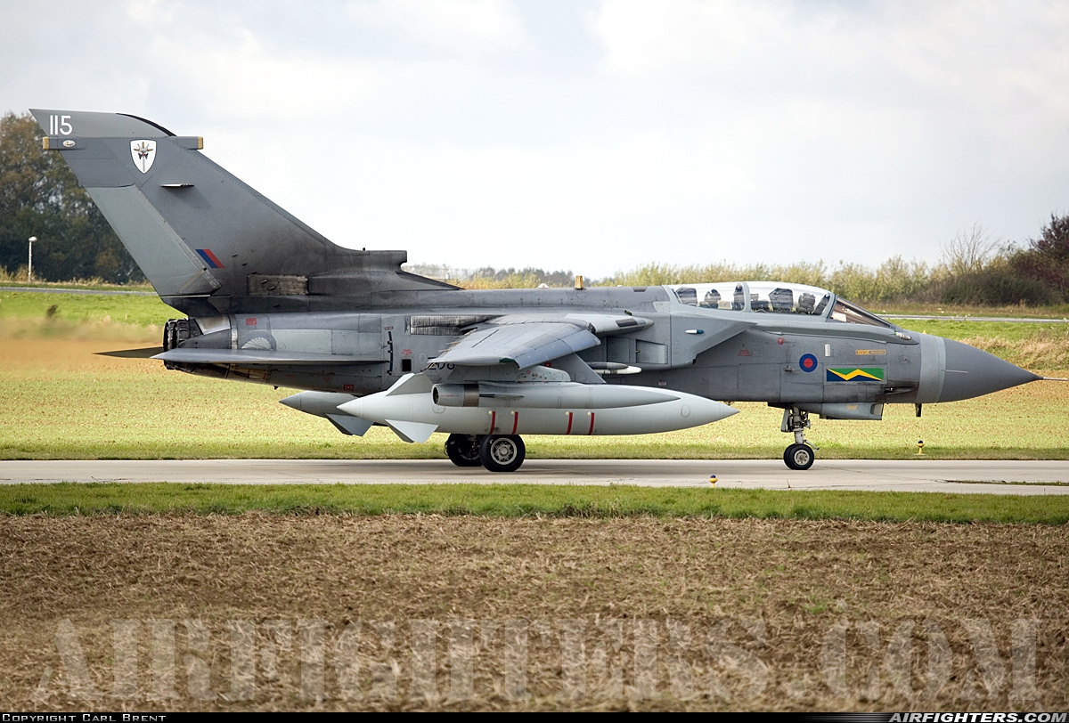 UK - Air Force Panavia Tornado GR1 ZD895 at Florennes (EBFS), Belgium