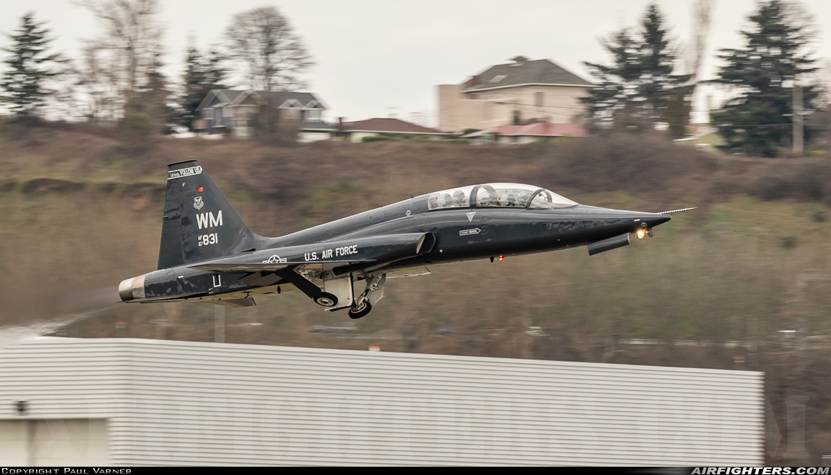 USA - Air Force Northrop T-38A Talon 67-14831 at Seattle - Boeing Field / King County Int. (BFI / KBFI), USA