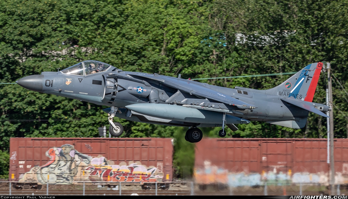 USA - Marines McDonnell Douglas AV-8B+ Harrier ll 164553 at Seattle - Boeing Field / King County Int. (BFI / KBFI), USA
