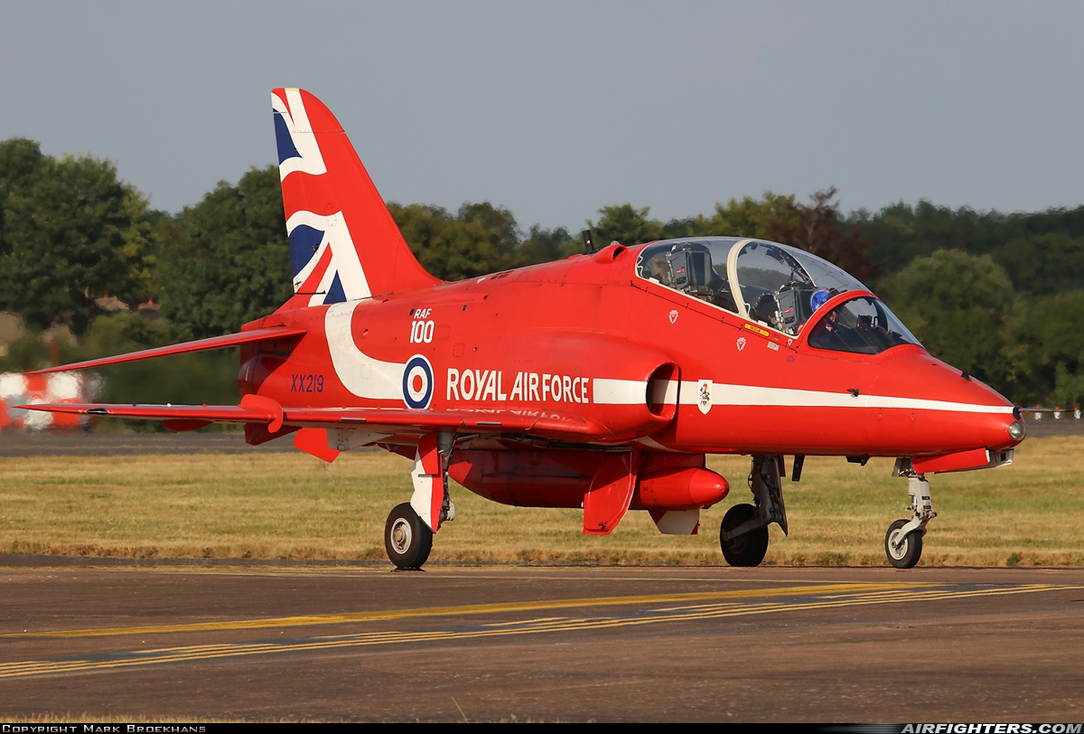 UK - Air Force British Aerospace Hawk T.1A XX219 at Fairford (FFD / EGVA), UK