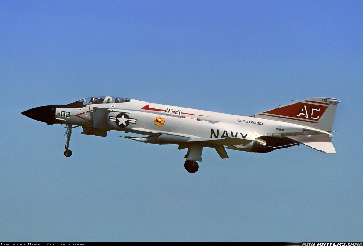 USA - Navy McDonnell Douglas F-4J Phantom II 155841 at Virginia Beach - Oceana NAS / Apollo Soucek Field (NTU / KNTU), USA