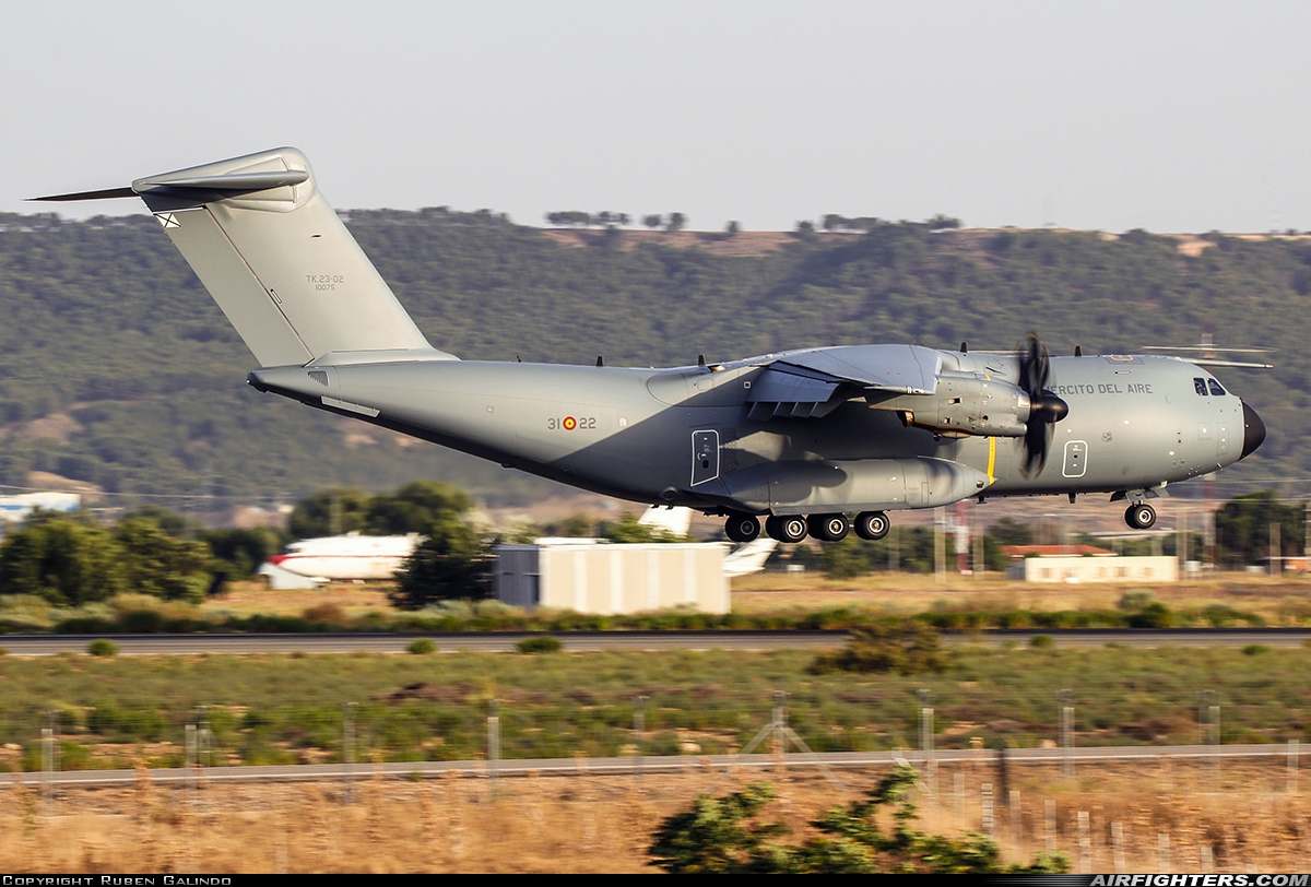 Spain - Air Force Airbus A400M-180 Atlas TK.23-02-10075 at Madrid - Torrejon (TOJ / LETO), Spain