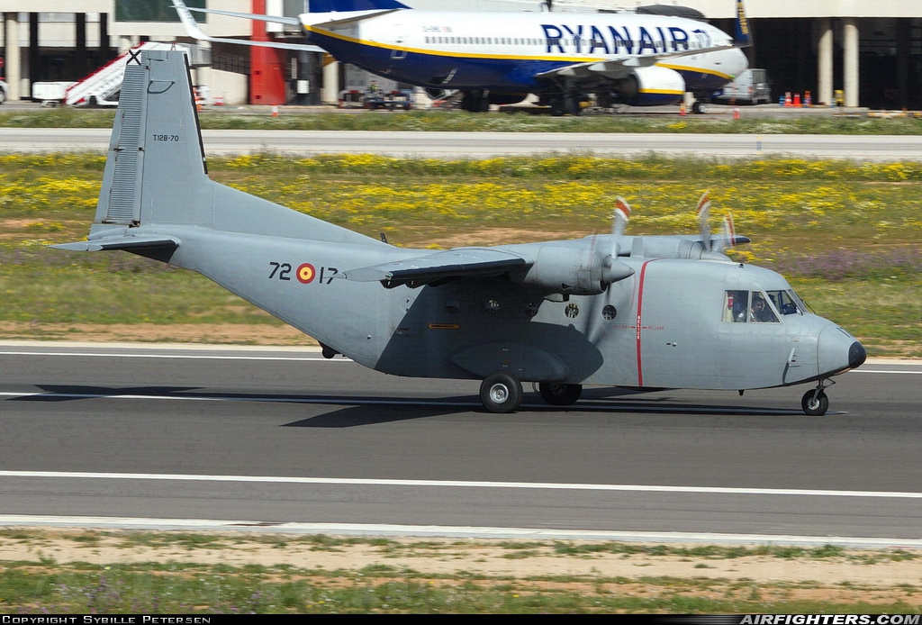 Spain - Air Force CASA C-212-200 Aviocar T.12B-70 at Palma de Mallorca (- Son San Juan) (PMI / LEPA / LESJ), Spain