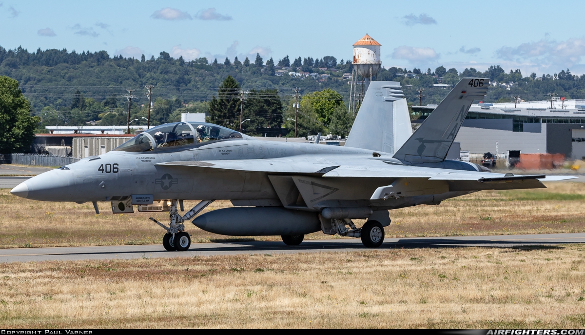 USA - Navy Boeing F/A-18F Super Hornet 165918 at Seattle - Boeing Field / King County Int. (BFI / KBFI), USA