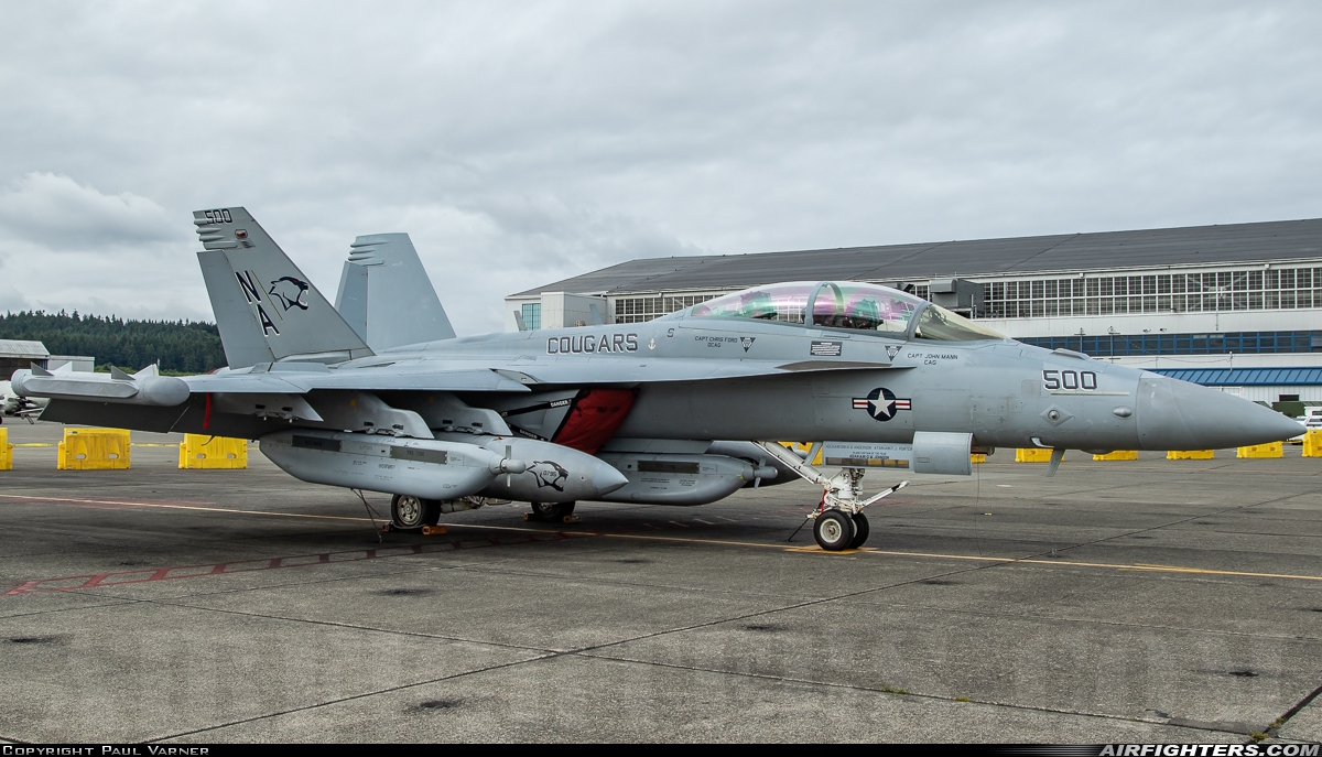 USA - Navy Boeing EA-18G Growler 168256 at Oak Harbor - Whidbey Island NAS / Ault Field (NUW), USA